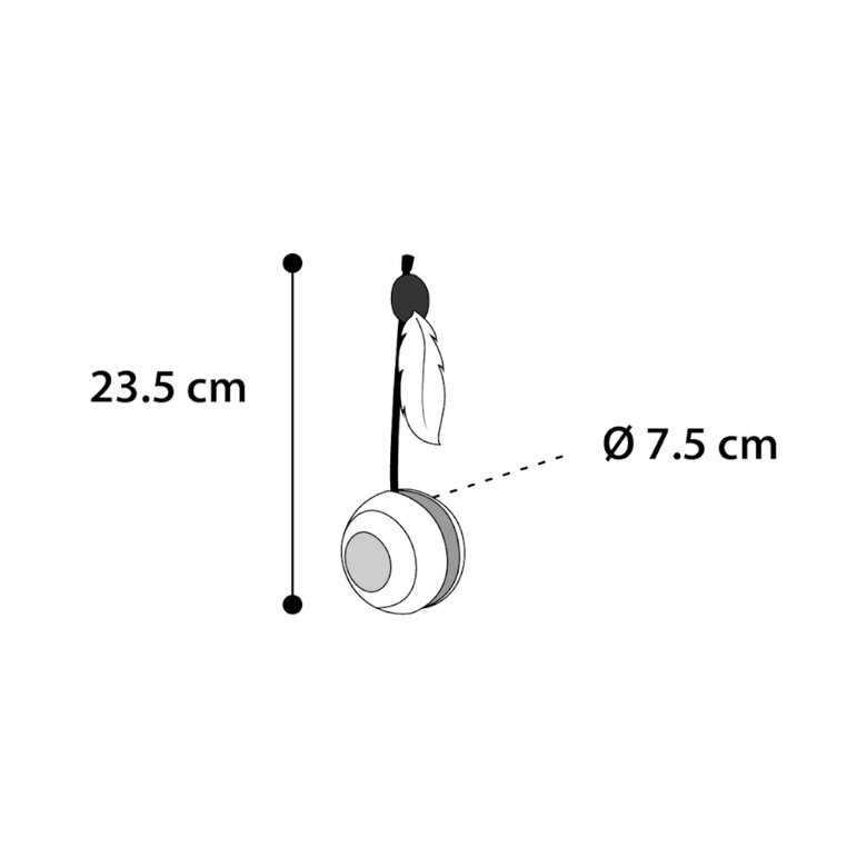 Flamingo Waseem Pelota Interactiva para gatos,  Imagen numero 3 Flamingo Waseem Pelota Interactiva para gatos, , large Imagen numero 3