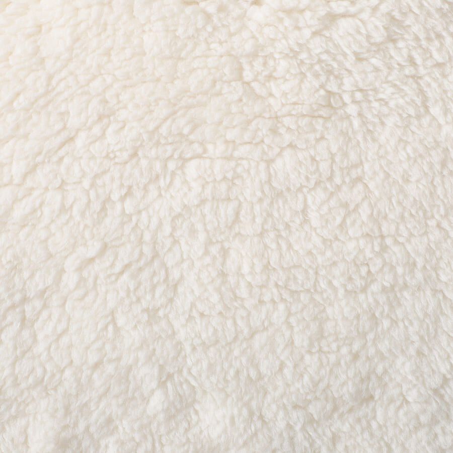 Leeby Manta Suave de Pelo Blanco para gatitos thumbnail