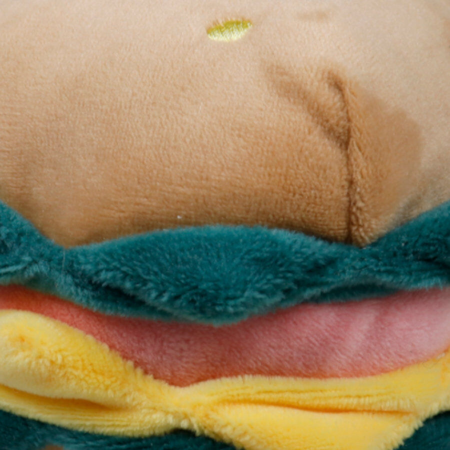 Tootoy! Comfort Cheese Burguer Cuddler peluche con sonido para perros, , large Imagen numero 3