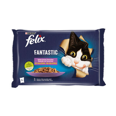 Felix Fantastic Selecciones Favoritas sobres en gelatina – Multipack