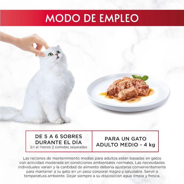 Gourmet Mon Petit Selección Aves en salsa sobre para gatos thumbnail