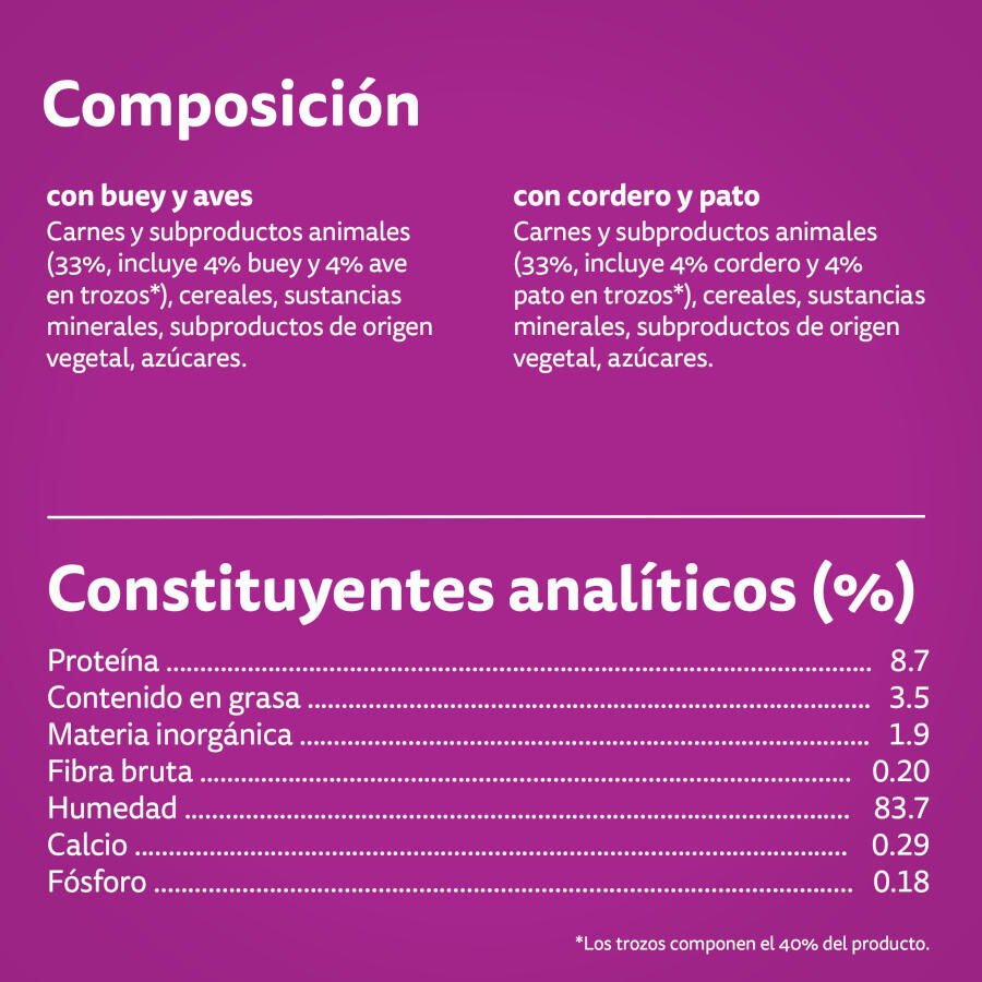 4 sobres x 85 g Whiskas Duo Combos de Carne Sobre en gelatina para gatos, , large Imagen numero 2