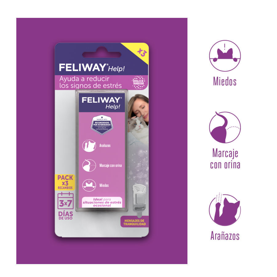 Feliway Help Difusor y Recambio con feromonas para el estrés ocasional thumbnail