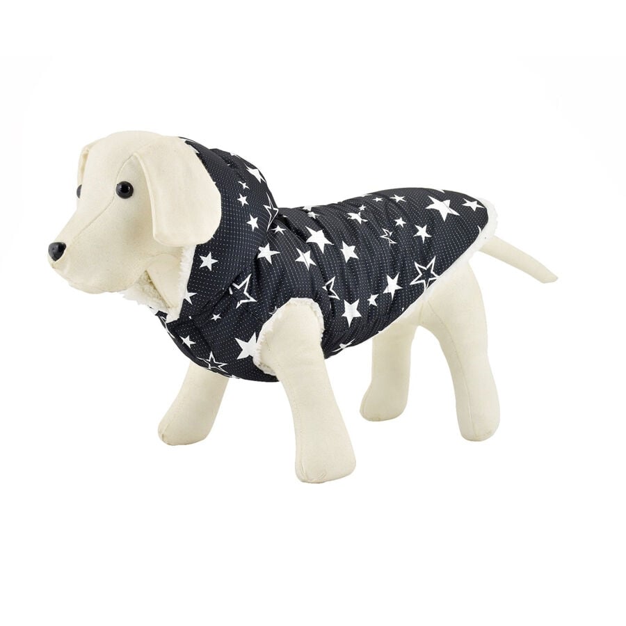 Outech Chubasquero de estrellas con borreguito para perros, , large Imagen numero 4