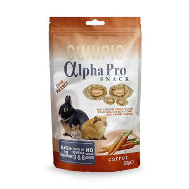Cunipic Alpha Pro Chuches Zanahoria para roedores
