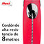 Flexi New Classic Correa de Cord&oacute;n Extensible Roja para perros, , large indicador imagen numero 3