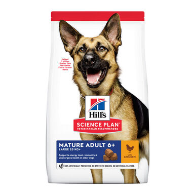 Hill's Science Plan Mature Adult Large Pollo pienso para perros