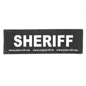 Julius K9 Sheriff etiqueta para arnés para perros