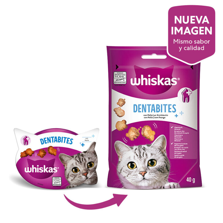 40 g Whiskas Dentabites Snacks para Gatos,  Imagen numero 2 40 g Whiskas Dentabites Snacks para Gatos, , large Imagen numero 2