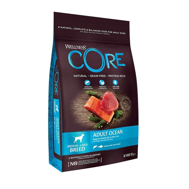 Wellness Core Adult Medium/Large Ocean Salmón y Atún pienso para perros thumbnail