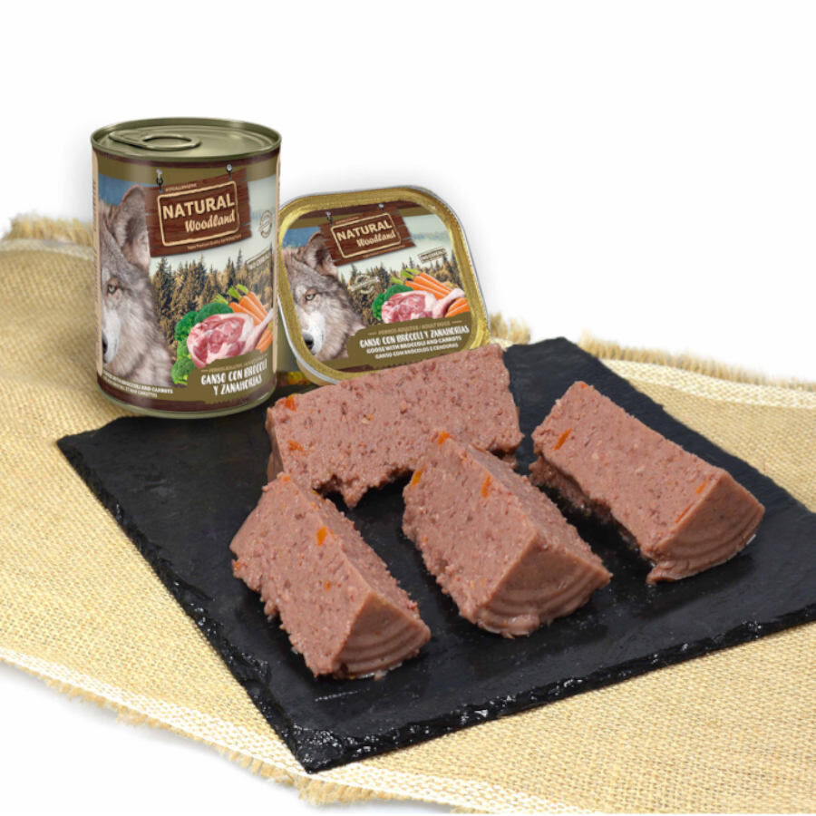 Natural Greatness Ganso con Brocoli y Zanahoria lata para perros thumbnail