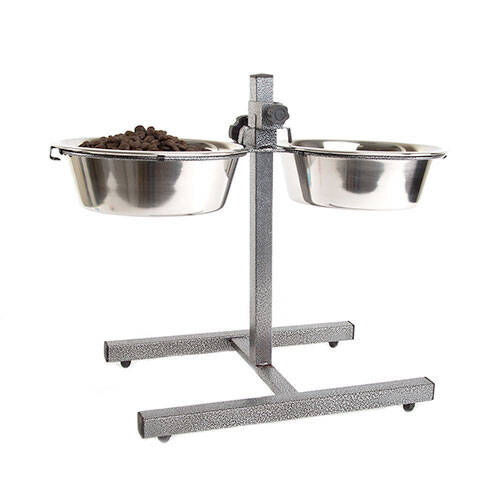 TK-Pet Iris comedero perro acero inoxidable con soporte Imagen numero 1