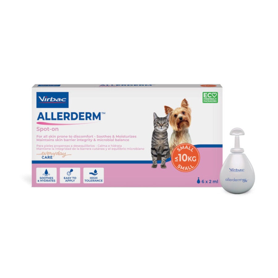 Virbac Allerderm spot on Pipetas dermatol&oacute;gicas para el cuidado de la piel Perros y Gatos., , large Imagen numero 1