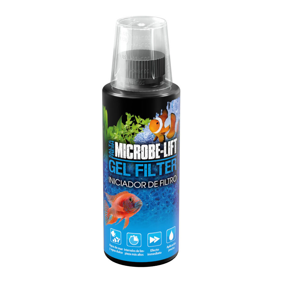 Microbe-Lift Gel Filter Iniciador de Filtro para acuarios