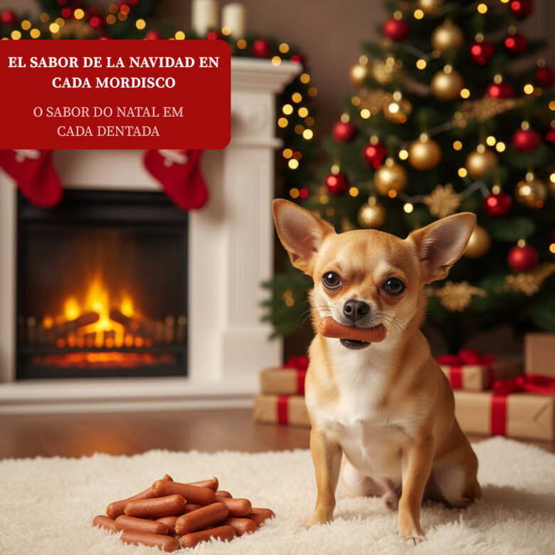 80 g Wonder Christmas Salchichas de Pollo Navideñas para perros,  Imagen numero 4 80 g Wonder Christmas Salchichas de Pollo Navideñas para perros, , large Imagen numero 4