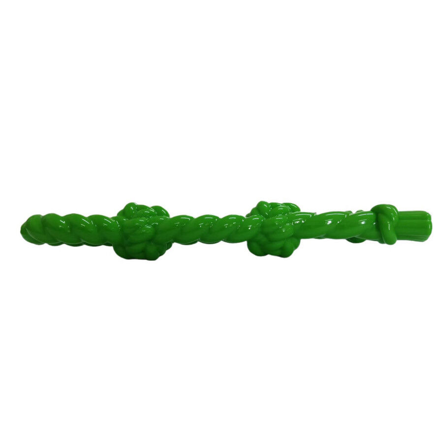 Tootoy! Mordedor Rubber Bold Knot de Goma Verde para perros, , large Imagen numero 2