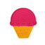 Summer Vibes Ice Cream Alfombra de Lamer para perros, , large indicador imagen numero 1