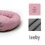 Leeby Cama Donut Antideslizante Rosa para gatos, , large indicador imagen numero 3