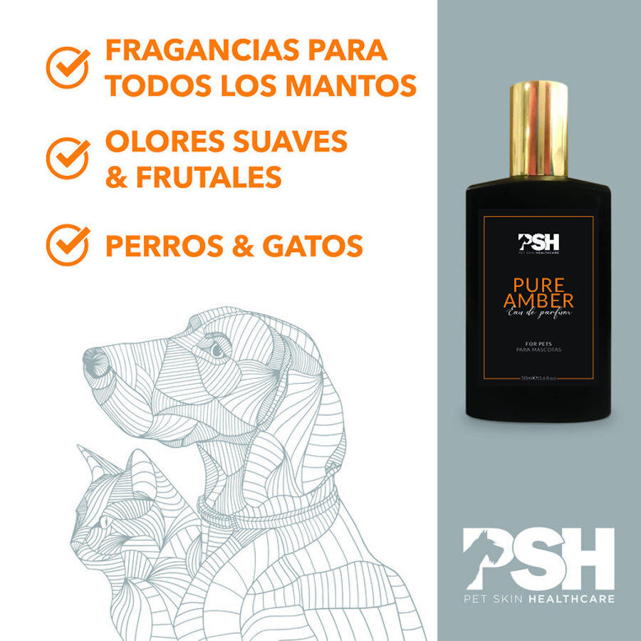 PSH Pure Amber Perfume para perros y gatos thumbnail