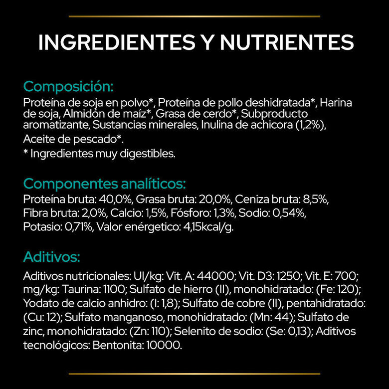 400 g Pro Plan Veterinary Diets EN Gastrointestinal pienso para gatos,  Imagen numero 4 400 g Pro Plan Veterinary Diets EN Gastrointestinal pienso para gatos, , large Imagen numero 4