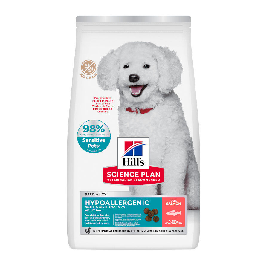 6 kg Hill's Science Plan Hipoalerg&eacute;nico Small y Mini Salm&oacute;n pienso para perros, , large Imagen numero 1