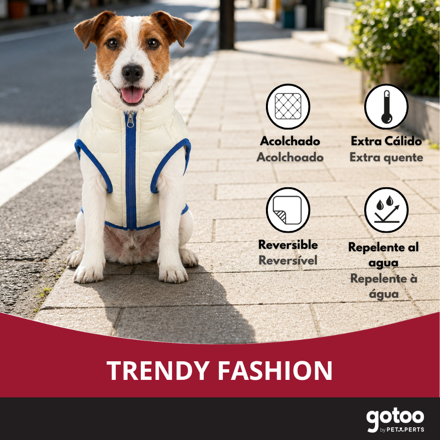 Goto Abrigo Reversible Acolchado para perros, , large Imagen numero 6
