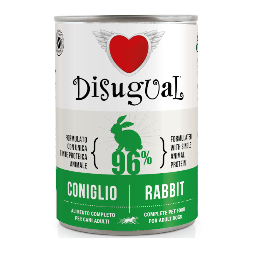 400 g Disugual Conejo en Pat&eacute; lata para perros, , large Imagen numero 1