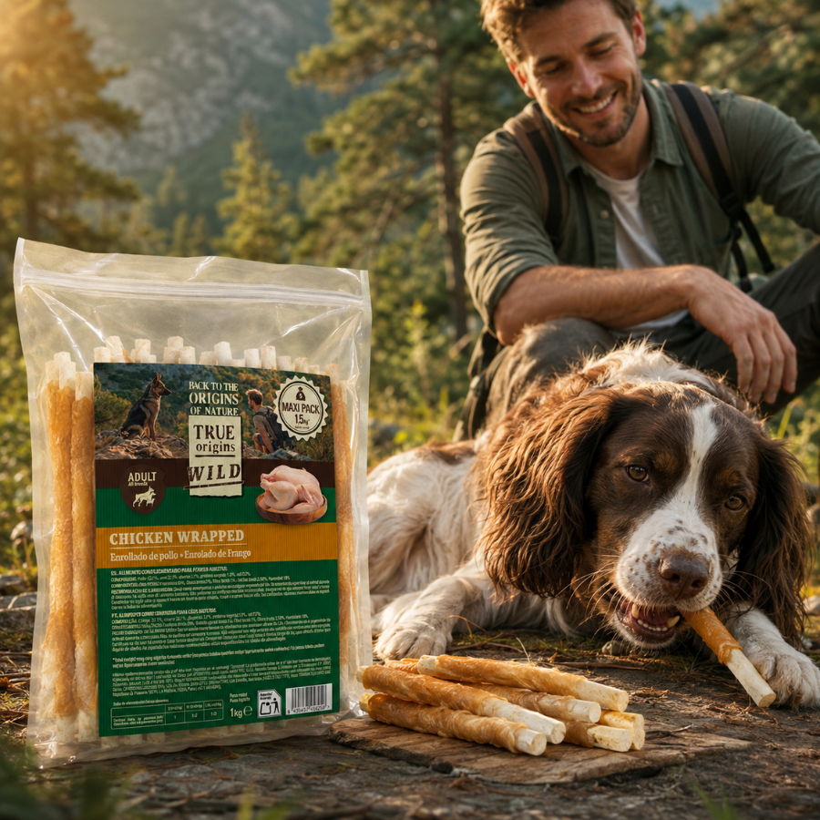 1.5 kg True Origins Wild Sticks de Pollo Enrollado Snack para perros, , large Imagen numero 2
