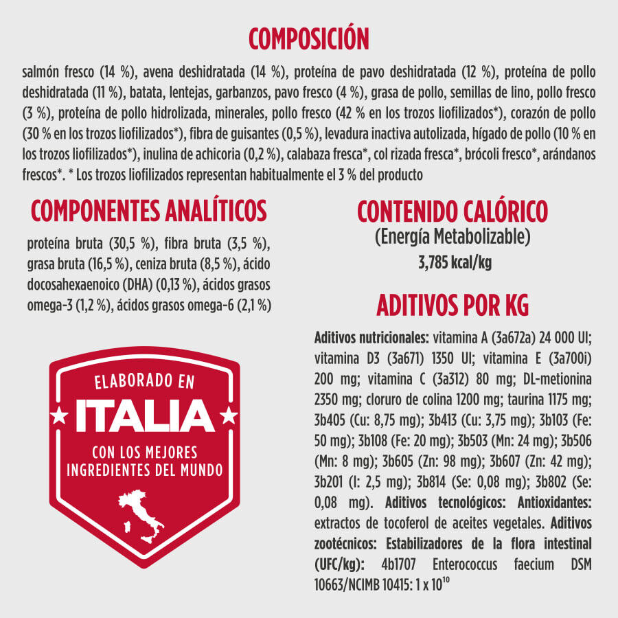 4.5 kg Nulo Raw Medley Salm&oacute;n Avena y Pavo Pienso para cachorros, , large Imagen numero 2