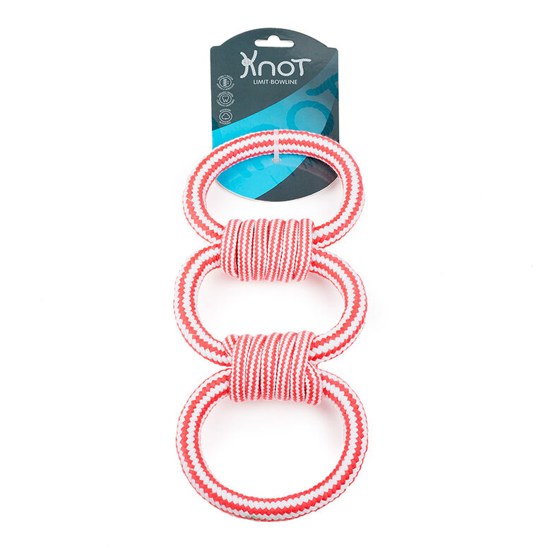 Knot Limit Bowline 3 Rings Mordedor de Cuerda para perros, , large image number null