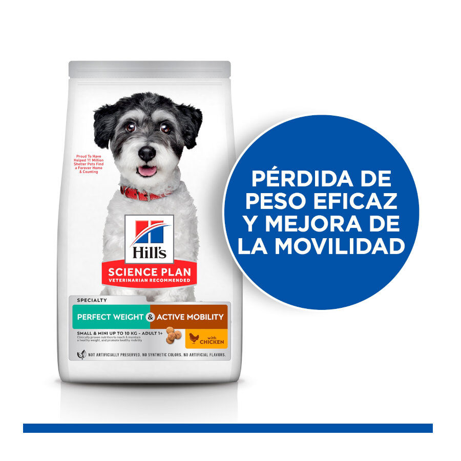 6 kg Hill's Science Plan Perfect Weight y Active Mobility Small y Mini Pollo pienso para perros, , large Imagen numero 4
