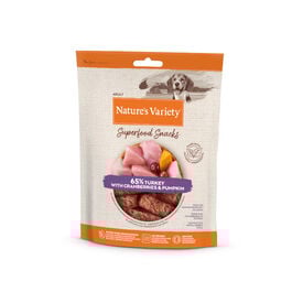 Nature's Variety Barritas Pavo snacks superfood para perros