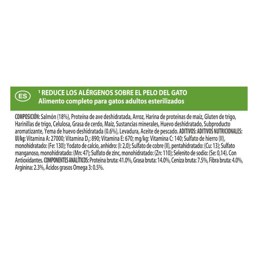 Pro Plan Live Clear Sterilised Adult Salmón pienso para gatos thumbnail