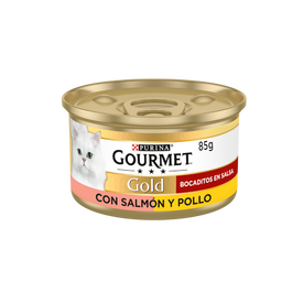 Gourmet Gold Bocaditos Salm&oacute;n y Pollo para gatos