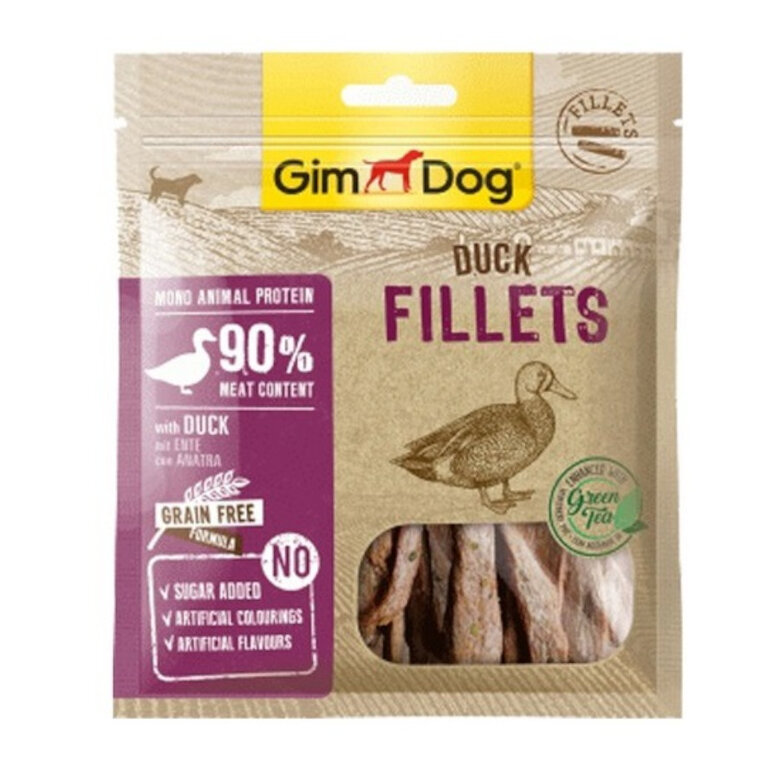 GimDog Fillets Snacks de Pato para perros, , large image number null
