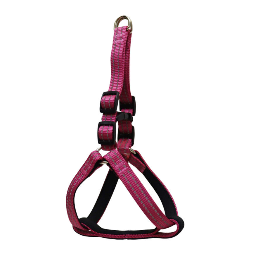 Gotoo Arnés reflectante de neopreno rosa para perros thumbnail