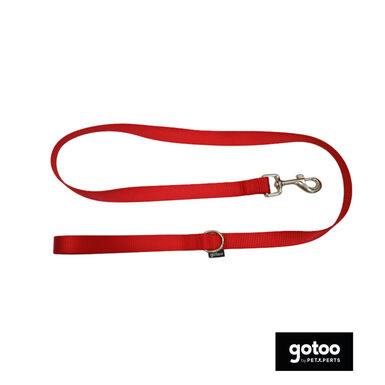 Gotoo Correa de nylon roja para perros