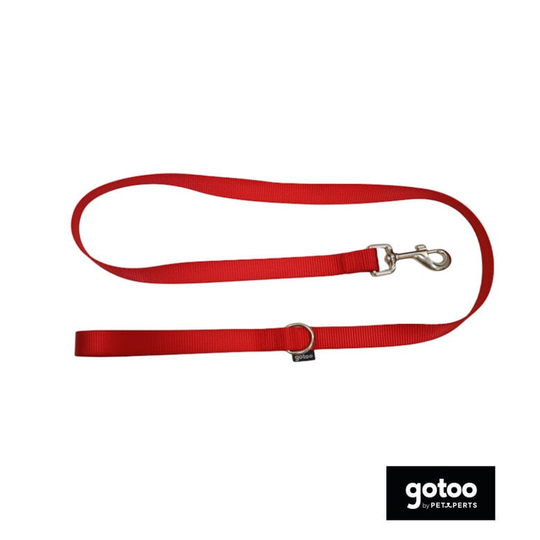 Gotoo Correa de nylon roja para perros,  Imagen numero 2 Gotoo Correa de nylon roja para perros, , large Imagen numero 2