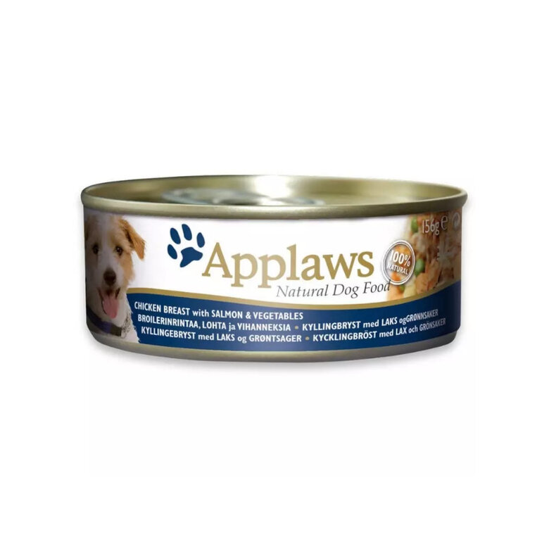 Applaws Pollo, Salmón y Vegetales lata para perros, , large image number null