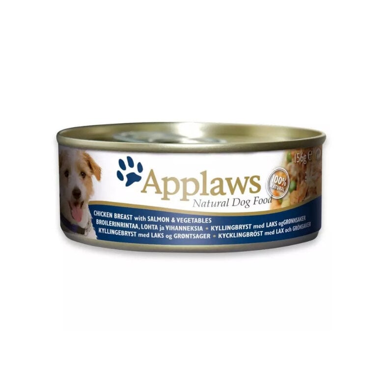 156 g Applaws Pollo, Salmón y Vegetales lata para perros,  Imagen numero 1 156 g Applaws Pollo, Salmón y Vegetales lata para perros, , large Imagen numero 1