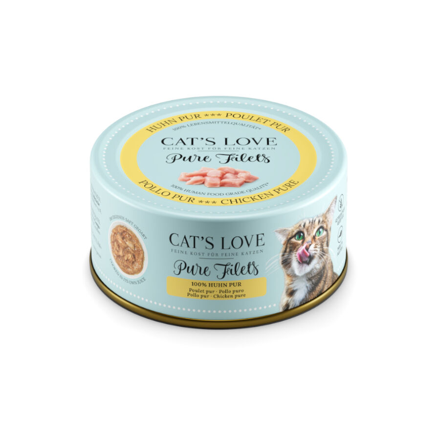 Cat's Love Pure Filetes de Pollo lata para gatos