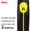 Flexi Neon Reflect Correa de Cordón Extensible Amarilla para perros, , large indicador imagen numero 3