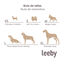 Leeby Colchoneta Suave con Estampado de Huellas para perros, , large indicador imagen numero 7