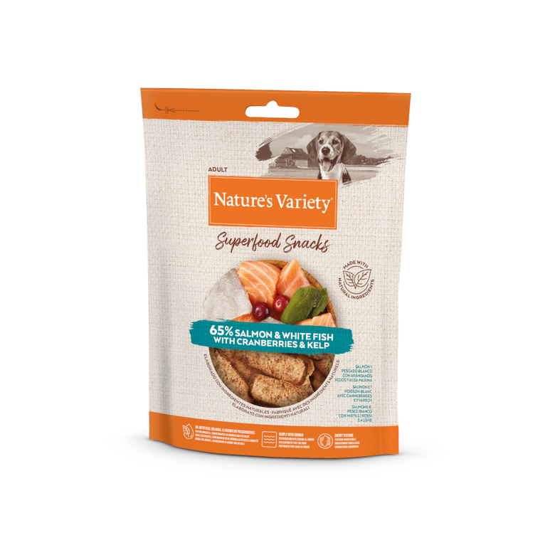 Nature’s Variety Barritas Salmón snacks superfood para perros, , large image number null