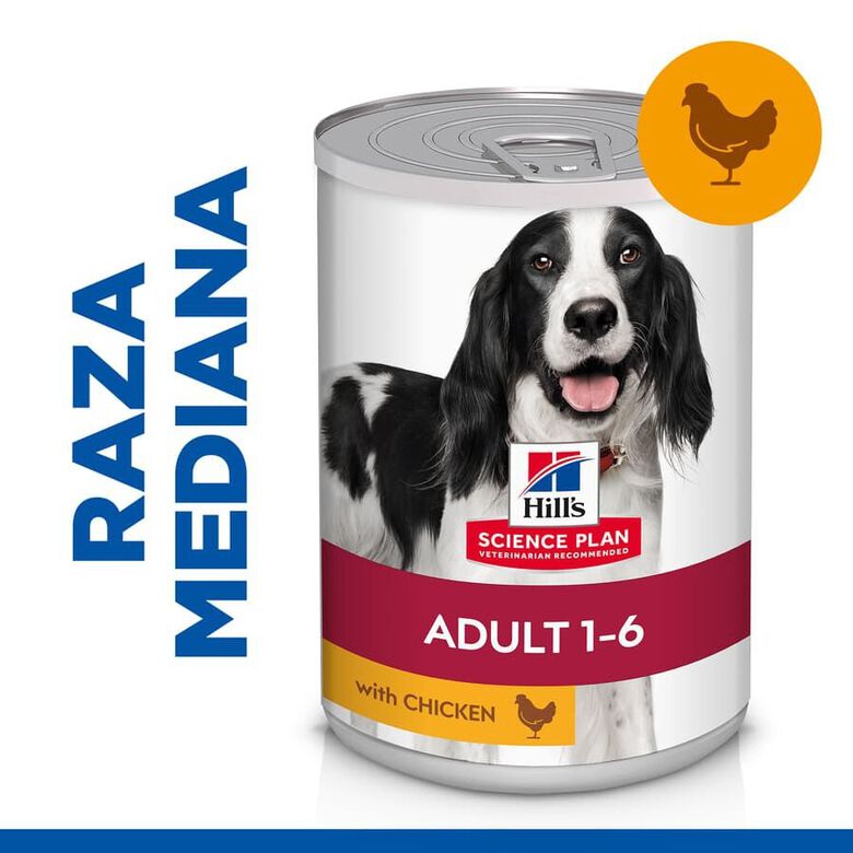 Hill&#039;s Science Plan Adult pollo lata para perros thumbnail