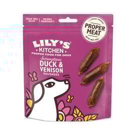 Lily's Kitchen Salchichas Mini Pato y Venado para perros