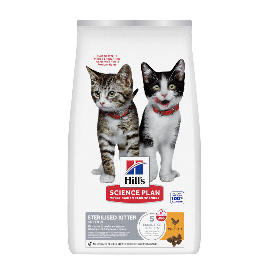 7 kg Hill's Science Plan Sterilised Kitten Pollo pienso para gatos, , large Imagen numero 1