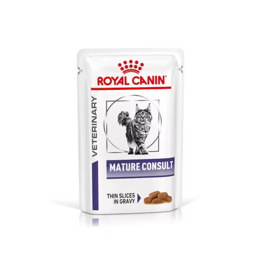 Royal Canin Mature Consult Láminas en Salsa Sobre para gatos