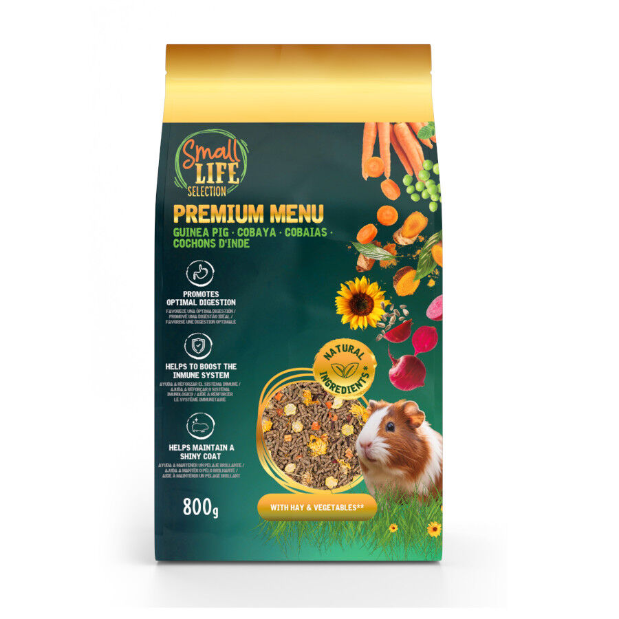 0.8 kg Small Life Selection Premium Men&uacute; Pienso para cobaya, , large Imagen numero 1
