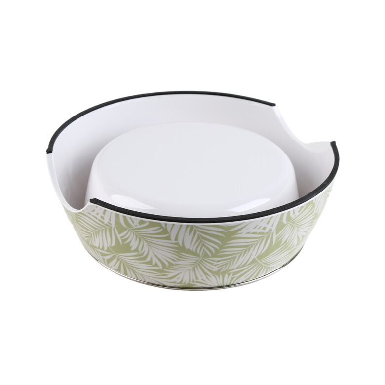 Leeby comedero acero inoxidable estampado verde para perros,  Imagen numero 4 Leeby comedero acero inoxidable estampado verde para perros, , large Imagen numero 4